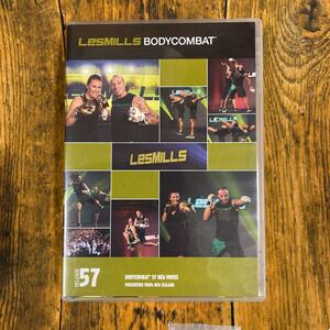 57★レスミルズ★Lesmills★DVD★CD★中古品★BodyCombat57★ボディコンバット★英語コレオノート★箱に傷有り★3点セット★