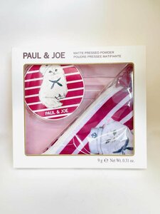 【送料込】PAUL & JOE ポール＆ジョー マットプレストパウダー＋ポーチ セット 004 オフホワイト パープル グレー 未使用品 コスメ 6432494