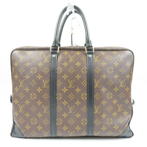 95233★1円スタート★LOUIS VUITTON ヴィトン 中極美品 ヴォワヤージュ ビジネスバッグ ヴィンテージ モノグラムマカサー ブリーフケース