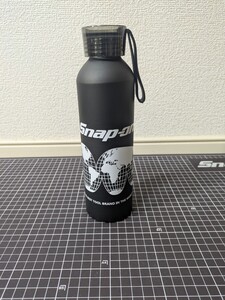 未使用 スナップオン アルミボトル ブラック Snap-on 容量0.6L 耐熱温度100℃ ドリンクボトル 水筒 レジャー サイクリング アウトドア