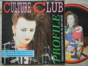 【LP】CULTURE CLUB(1984年英国製PROFILEポスター4種付ピクチャー盤ボーイジョージ)