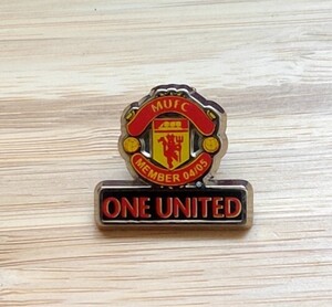 【非売品】マンチェスター・ユナイテッド 公式 ピンバッジ サポータークラブ ファンクラブ Manchester United One United ユナイテッド 