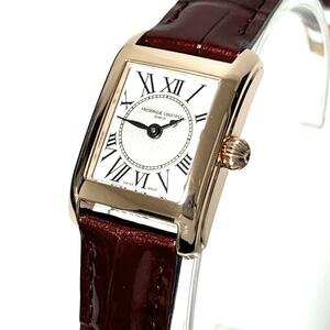 【超美品・定価約16万】フレデリックコンスタント　FREDERIQUE CONSTANT　レディース　腕時計　クラシック　カレ