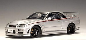 1/18 オートアート R34 Zチューン AUTOart Z-TUNE シルバー NISMO ニスモ SILVER ダイキャストモデル ディーラー特注 80180