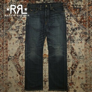 【USA製】 RRL Still Water Straight Leg Jeans 【32×30】 スティルウォーター ストレートレッグ ジーンズ デニム レザー Ralph Lauren