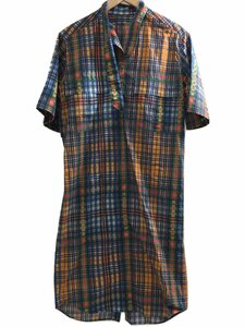 TOGA PULLA◆20SS/Broad check dress/36/コットン/マルチカラー/チェック/TP01-FH215