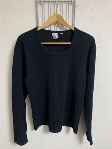 ［AVIREX］ アヴィレックス　長袖Tシャツ　黒色　Lサイズ　Y15