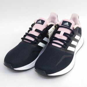 155s【未使用】adidas アディダス FALCON RUN W ファルコンラン スニーカー EF0152 US7 24cm レディース 箱無