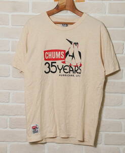 美品 CHUMS(チャムス)35周年 メンズ 半袖TシャツL