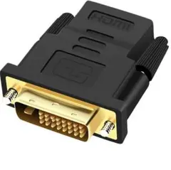 DVI HDMI 変換アダプター オス メス 24+1 双方向伝送 1080P