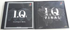 PS1 I.Q Intelligent Qube I.Q FINAL まとめ売り 取扱説明書付き プレイステーション プレステ ゲームソフト SCPS 10029 SCPS 10071