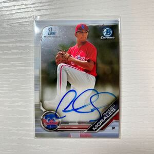 2019 Bowman Chrome Francisco Morales auto