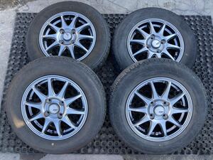 SPORT ABELIA 145/80R13 4.00B +43 PCD100 アルミホイール４本セット