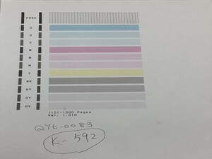 No.K592プリンターヘッド ジャンク QY6-0083 CANON キャノン 対応機種：MG6330/MG6530/MG6730/MG7130/MG7530/MG7730/iP8730