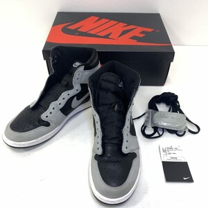 07w2633★1円~ NIKE AIR JORDAN 1 HIGH OG SHADOW2.0 ナイキ エアジョーダン1 ハイ シャドー グレー 28.0cm 555088-035 中古品