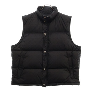 CHROME HEARTS クロムハーツ STIFF VEST CHプラス 総柄 クロスボールボタン ダウンベスト ブラック