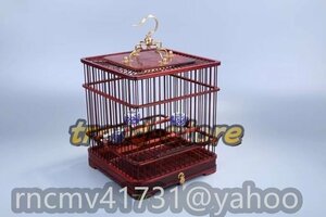 極美品★木製鳥かご/鳥籠 鳥篭 古家具 古道具 古民具