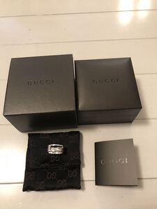 B1574 GUCCI グッチ　シルバー925 リング　13号