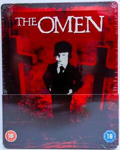 新品未開封★オーメン★完全限定デボス加工・スチールブック仕様版ブルーレイ【THE OMEN・1976年作品】グレゴリー・ペック●リー・レミック