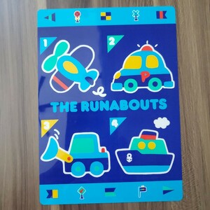 THERUNABOUTS　ザ・ラナバウツ　サンリオ　1989当時物レトロ　下敷き新品未使用　縦26センチ　横18センチ