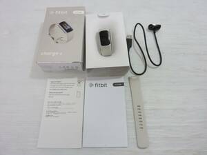 CV5789t 1円セール fitbit charge 6 G3MP5 GA05185-AP Porcelain/Silver アルミニウム スマートウォッチ GPS搭載