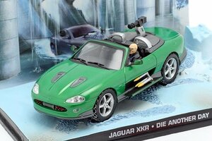 Altaya　1/43　ジャガー・XKR　greenmet　007 ダイ・アナザー・デイ　*フィギュアあり