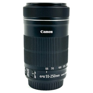 キヤノン Canon EF-S 55-250mm F4-5.6 IS STM 一眼カメラ用レンズ（オートフォーカス） 【中古】