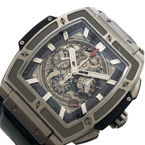 ウブロ HUBLOT スプリット オブ ビッグバン チタニウム 601.NX.0173.LR チタン 腕時計 メンズ 中古