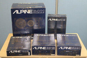 未使用 希少 激レア!!【ALPINE アルパイン】カーオーディオまとめて!!　5321　3315　3506　1302　6411　旧車　管23ざ105