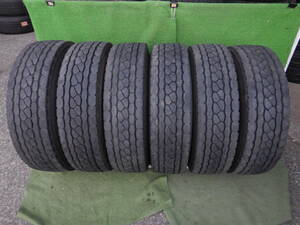 ★BS Ecopla M801 ミックス★225/80R17.5 123/122L 残り溝:9.1mm以上 2019年製 6本 MADE IN JAPAN