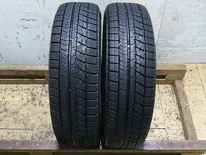 T1184 165/70R14 ブリヂストン ブリザック VRX 冬タイヤ 溝有り良品 中古売切り2本SET 法人向け送料安