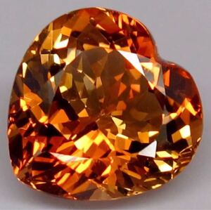 非加熱 天然シャンペントパーズ 6.50 Ct カラット ハート型