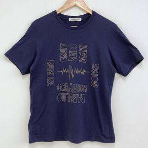 2014SS UNDERCOVER NOISE 心電図 Tシャツ ネイビー 紺 2サイズ アンダーカバー 半袖 カットソー Tee archive 3060546