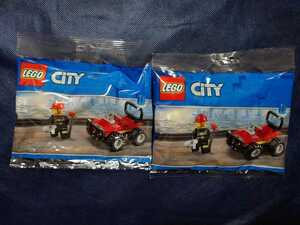 レゴ LEGO 30361 消防士 2個