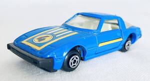 1/64 Vintage Matchbox Savanna RX-7 Lesney Superfast Hong Kong No.4 サバンナ　RX-7 ブルー　ミニカー　ほぼ未使用　希少品