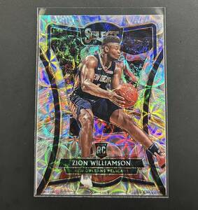 2019-20 Select NBA Zion Williamson Pelicans RC Premier Level Scope Prizm #199 Basketball