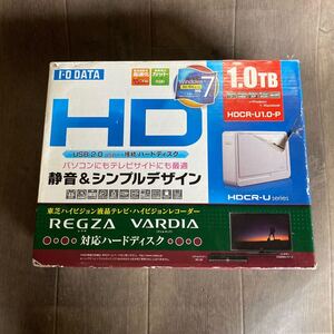 I-O DATA HDCR-U1.0-P テレビ録画対応USB 接続 ハードディスク 外付けHDD 1.0TB ジャンク 動作未確認