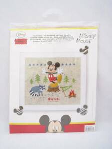 sale♪　Vervaco　Disney　クロスステッチキット　ミッキーマウス　A Woodsy Adventure