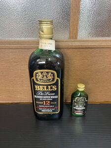 ベルズ 12年 デラックス 750ml 43% スコッチウイスキー BELLS De Luxe 未開栓 古酒 ミニボトルセット 2本セット