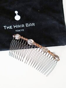 【送料込】clette malouf コレットマルーフ コーム 22足 ファッション雑貨・小物 長さ8cm ブラウン×クリア ヘアアクセサリー 6438676