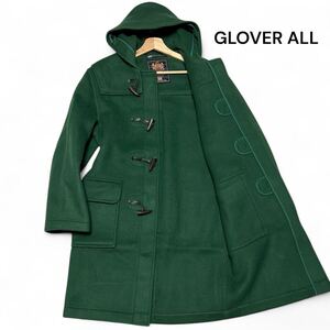 美麗品◎英国製!!Mサイズ位 グローバーオール【幻の超希少カラー】GLOVER ALL ダッフルコート ウール グリーン ロングコート 秋冬◎メンズ