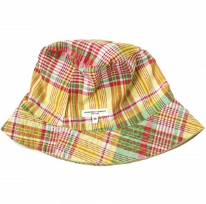 Engineered Garments エンジニアードガーメンツ Reversible Bucket Hat リバーシブル バケットハット M マドラスチェック＆ソリッド