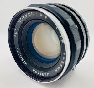 ★訳あり大特価★ミノルタminolta auto rokkor-pf 55mm f1.8