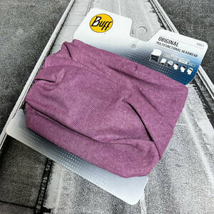 新品 Buff Original Amaranth Purple Stripes バフ オリジナル アマランス パープル ストライプ ネックチューブ ネックゲイター Rapha