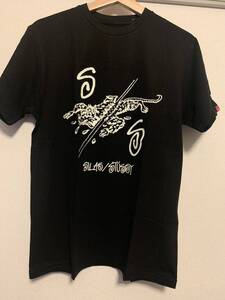 送料無料★新品★SILAS×STUSSY★コラボTシャツ★Mサイズ★ブラック★