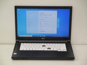 【1円スタート】富士通 LIFEBOOK A579/B FMVA64005 Core i3 8145U 2.1Ghz 8GB 256GB(SSD) 15.6インチ HD (1366×768) Windows10 Pro 64bit