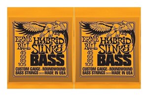 ★ERNIE BALL 2833 HYBRID SLINKY ベース弦2SET★新品/メール便