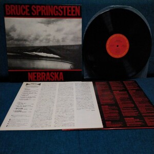 【3000円以上購入で1枚プレゼント！】　LP055 ブルーススプリングスティーン BRUCE SPRINGSTEEN Nebraska ネブラスカ　国内盤