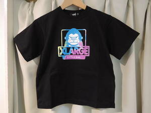 X-LARGE エクストララージ XLARGE KIDS タイダイファニーゴリラ 半ソデTシャツ ブラック 120サイズ 最新作 人気商品