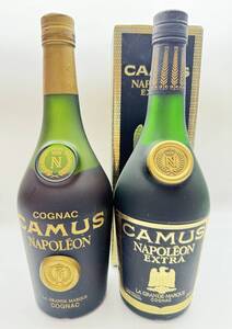 【大黒屋】CAMUS カミュ ナポレオン エクストラ グランマルキ CAMUS NAPOLEON BRANDY COGNAC ブランデー コニャック 2本set 度数記載なし